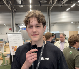 Simon Flodin, Simon Flodin, elev på Östrabo yrkesgymnasium i Uddevalla.