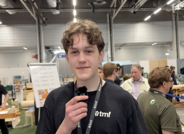 Simon Flodin, Simon Flodin, elev på Östrabo yrkesgymnasium i Uddevalla.