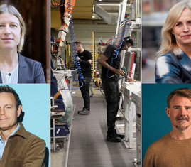 Chefekonomer: Ellinor Odeberg (tankemedjan Arena idé), Robert Boije (SBAB), Alexandra Stråberg (Länsförsäkringar) samt Fredrik Kopsch (tankesmedjan Timbro).