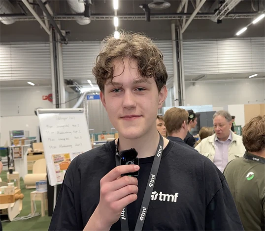 Simon Flodin, Simon Flodin, elev på Östrabo yrkesgymnasium i Uddevalla.