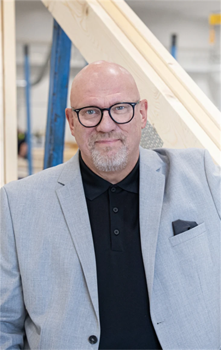 Jari Saari, exportchef på Eksjöhus.