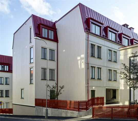 Flerbostadshus från Lindbäcks Bygg.